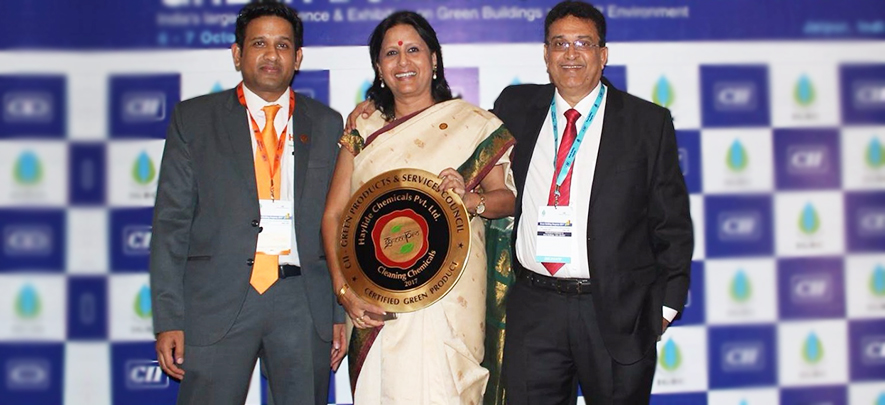 Woman entrepreneur is a change-maker with her green chemicals company & social work Woman entrepreneur is a change-maker with her green chemicals company & social work