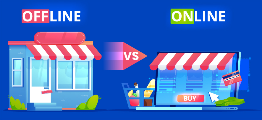 online shopping versus offline shopping essay