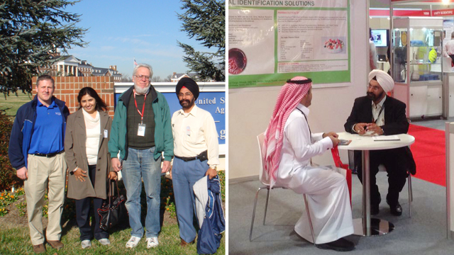 Dipender Singh attending various seminars and conferences