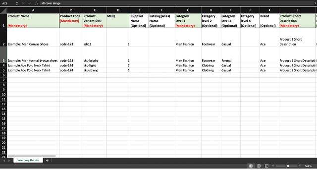 Step 5 excel sheet