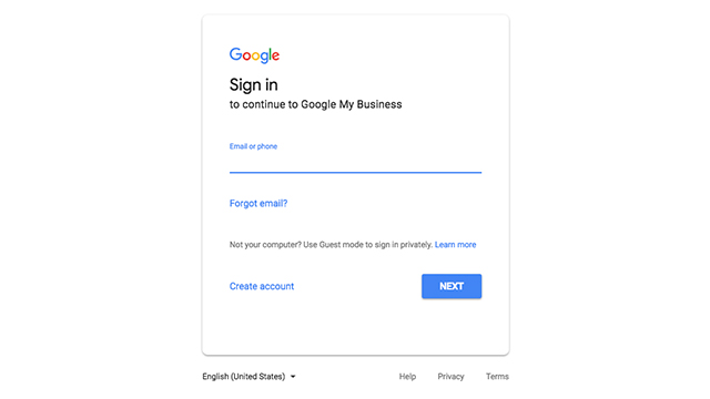 Google Sign in 