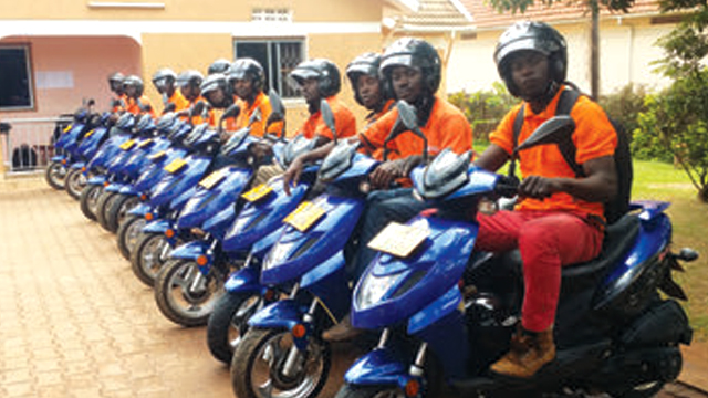 Jumia delivery team in Kampala, Uganda